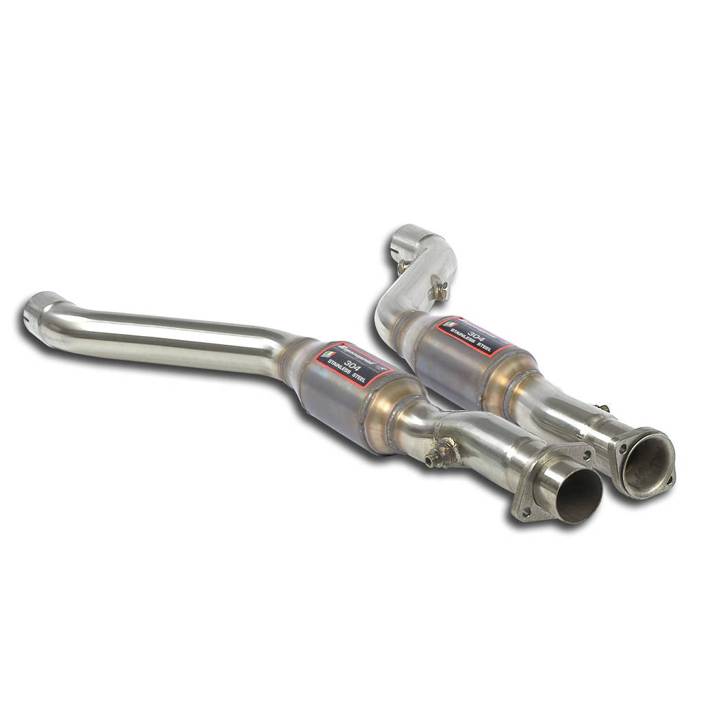 SUPERSPRINT 784702 Front metallic catalytic converter Right - Left 100 CPSI BMW Serie 5 E34 Photo-0 