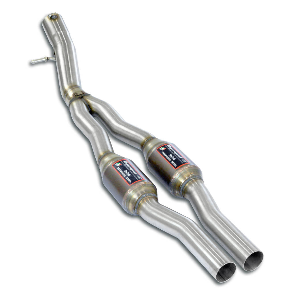 SUPERSPRINT 772732 Front pipes kit with metallic catalytic converter right - left AUDI A3 8V S3 '13 Photo-0 