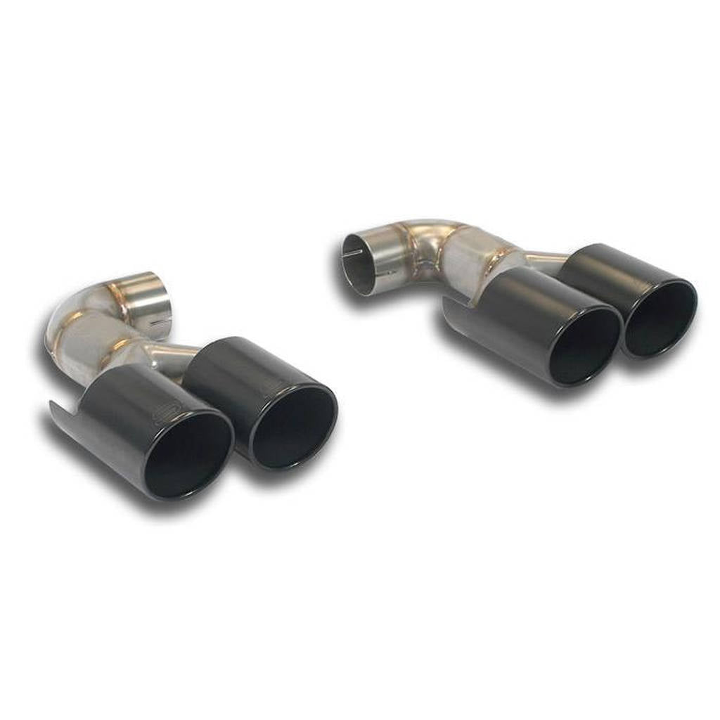 SUPERSPRINT 982146 Endpipe kit RightOO90 - LeftOO90 "Black" BMW E71 X6 M Photo-0 