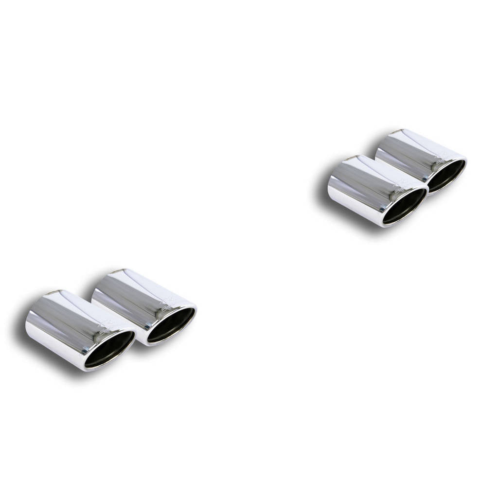SUPERSPRINT 775327 Endpipe kit 100x75 Right + 100x75 Left AUDI A3 8V S3 '13 -> Photo-0 