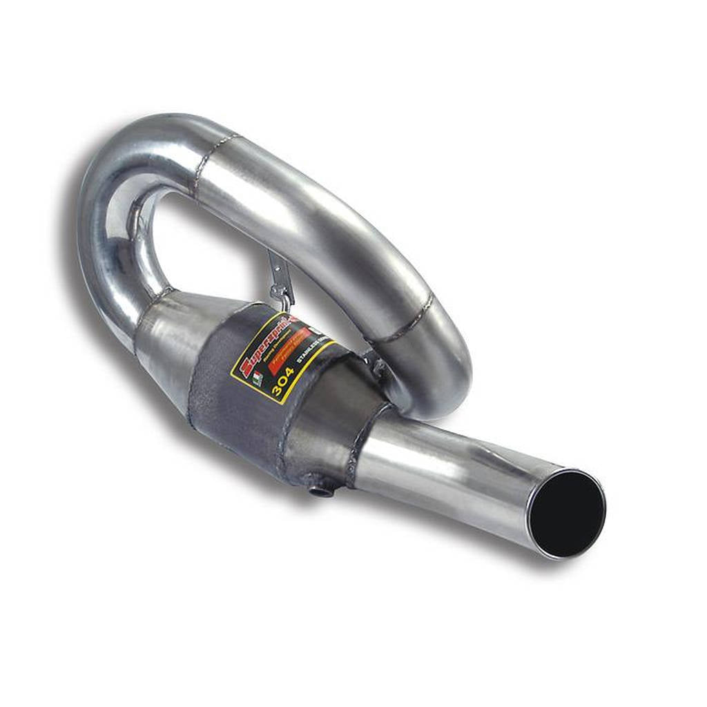 SUPERSPRINT 245334 Rear exhaust Left + Metallic catalytic converter PORSCHE 911 (Serie 993) Photo-0 