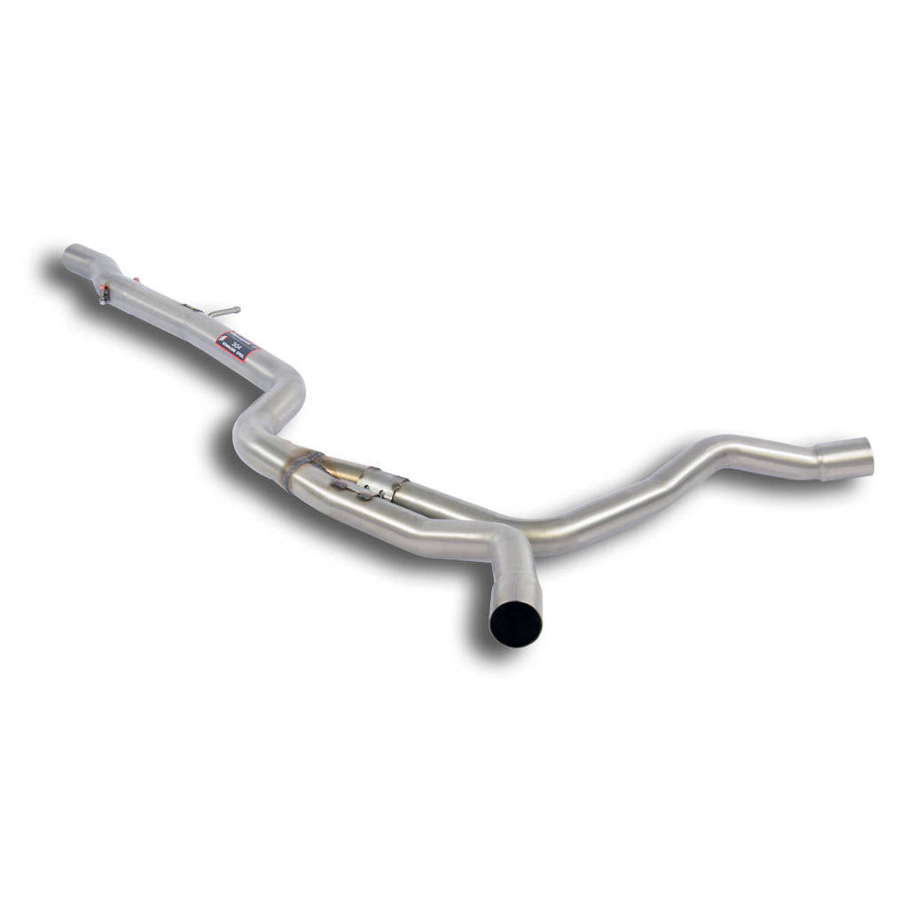 SUPERSPRINT 775913 Connecting "Y-pipe" Stainless steel AUDI A6 C7 Typ 4G ALLROAD '12-> Photo-0 