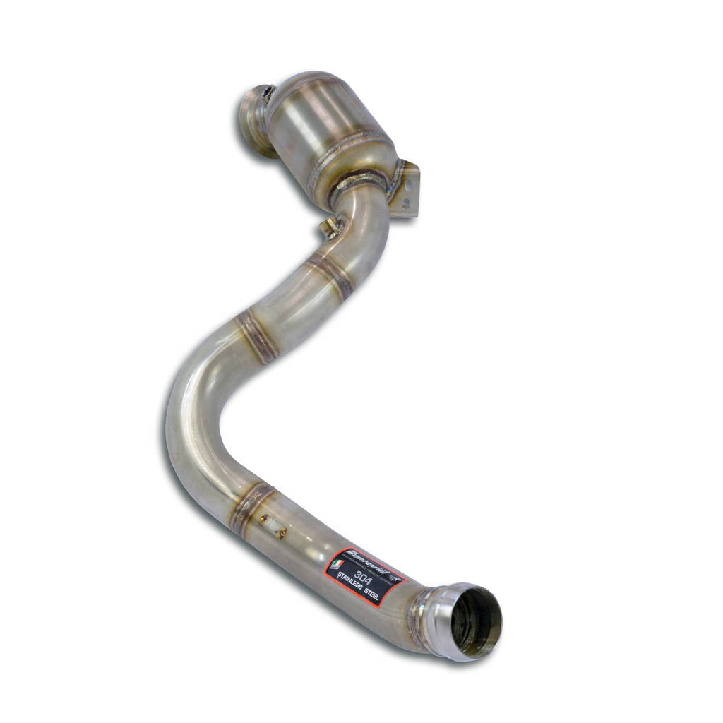 SUPERSPRINT 721941 Downpipe Left + Metallic pre-catalytic converter - (Replaces 2°catalytic converte Photo-0 