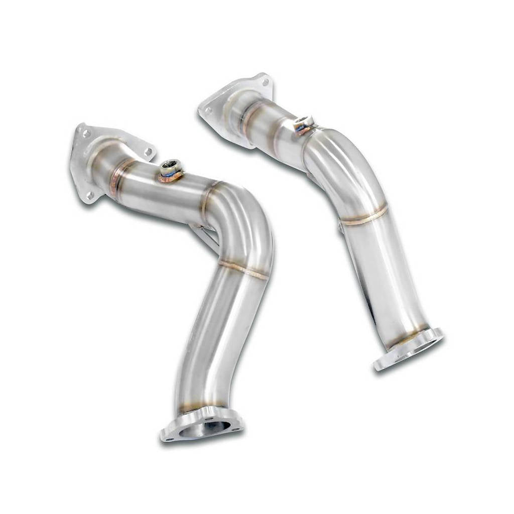 SUPERSPRINT 767711 Downpipe kit Right + Left - (Replaces OEM catalytic converter) AUDI A4 B8 L QUATT Photo-0 
