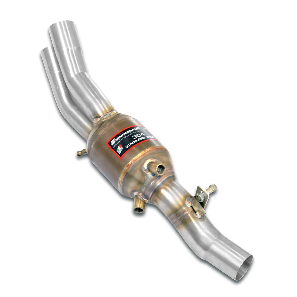 SUPERSPRINT 391202 Front exhaust Right with Metallic catalytic converter. FERRARI Photo-0 