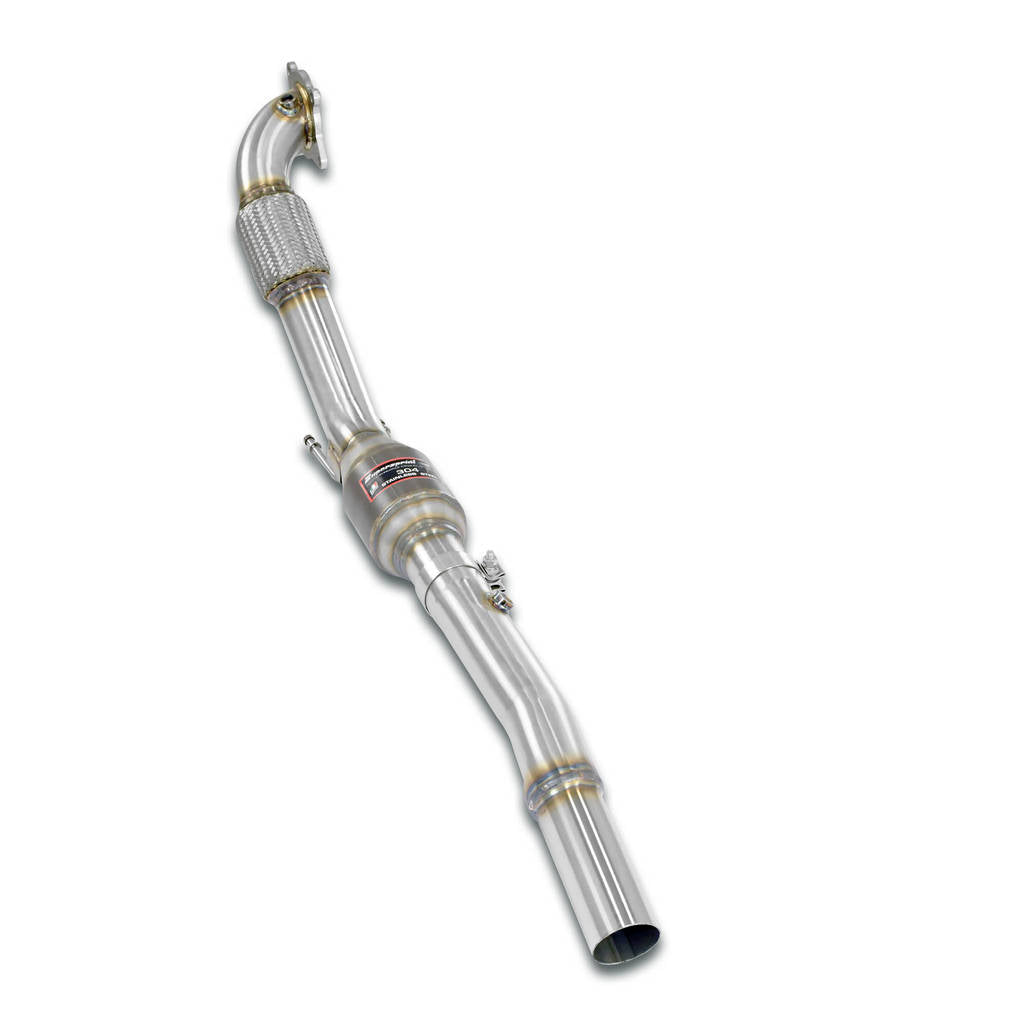 SUPERSPRINT 914221 Turbo downpipe kit + Metallic catalytic converter 200 CPSI EURO 5 AUDI A3 8P '03 Photo-0 