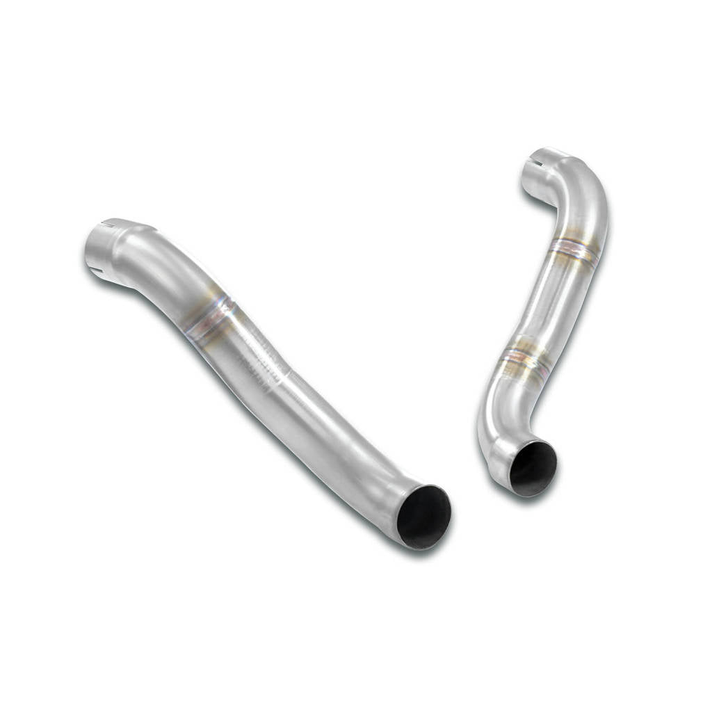 SUPERSPRINT 243433 Connecting pipe kit Right + Left PORSCHE 911 (Serie 997.1) Photo-0 