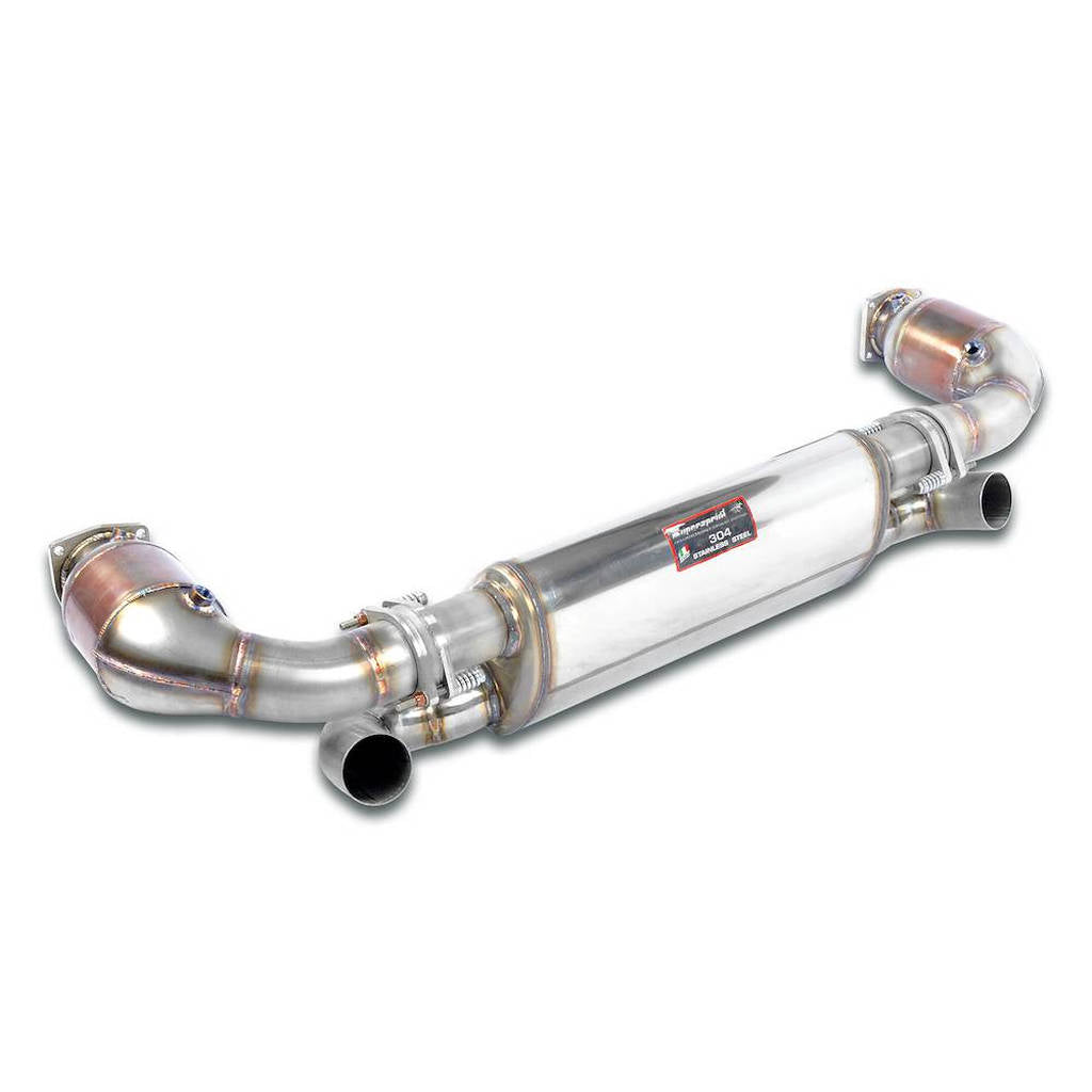 SUPERSPRINT 243304 Rear exhaust Right + Left "Sport" + Metallic catalytic converter. PORSCHE 911 (Se Photo-0 