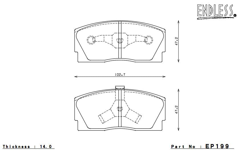 ENDLESS EP199SSY Brake pads Photo-0 