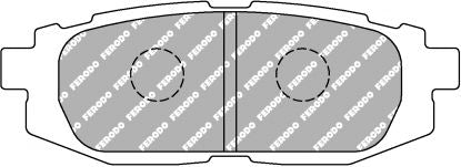 FERODO FDS4187 DS2000 Brake pads (rear) for SUBARU BRZ, TOYOTA 86 Photo-0 