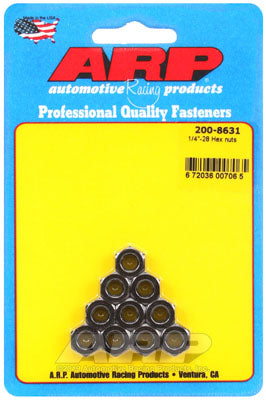 ARP 200-8631 Nut Kit 1/4-28 hex Photo-0 