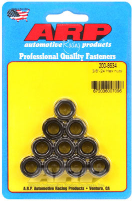 ARP 200-8634 Nut Kit 3/8-24 hex Photo-0 