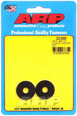 ARP 200-8686 Washer Kit M6 ID .990 OD black oxide washers Photo-0 