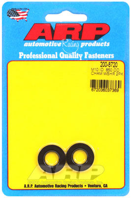 ARP 200-8720 Washer Kit M10 ID .850 OD chamfer black oxide washers Photo-0 