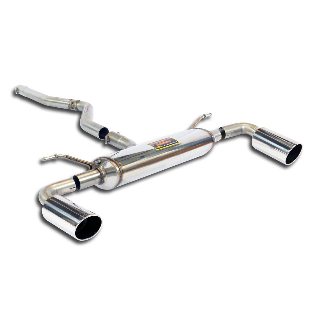 SUPERSPRINT 521724 Connecting pipe + rear exhaust Right O100 - Left O100 BMW F20/F21 LCI 2016 -> Photo-0 