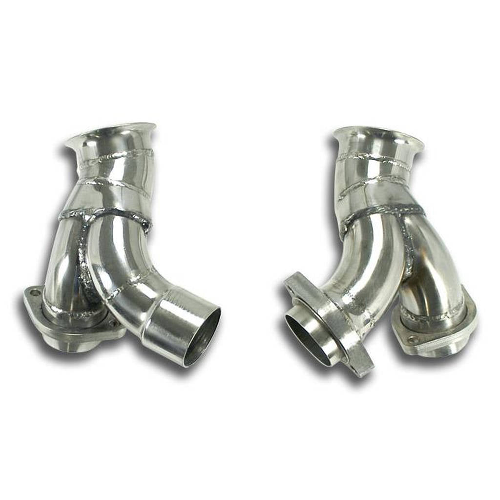 SUPERSPRINT 390610 Connecting pipes kit "Y" Right - Left For OEM kat FERRARI Photo-0 