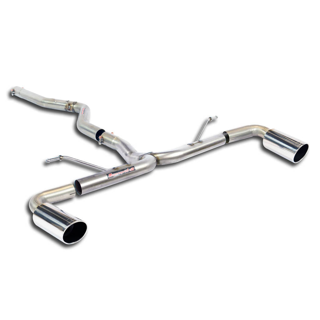 SUPERSPRINT 521714 Connecting pipe + rear pipe Right O90 - Left O90 BMW F20/F21 LCI 2016 -> Photo-0 