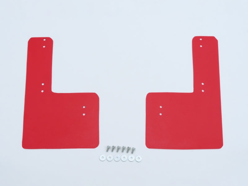 CUSCO 918 851 FR Mud Flaps Front (red) for TOYOTA Hiace (GDH201V) 2004- Photo-0 