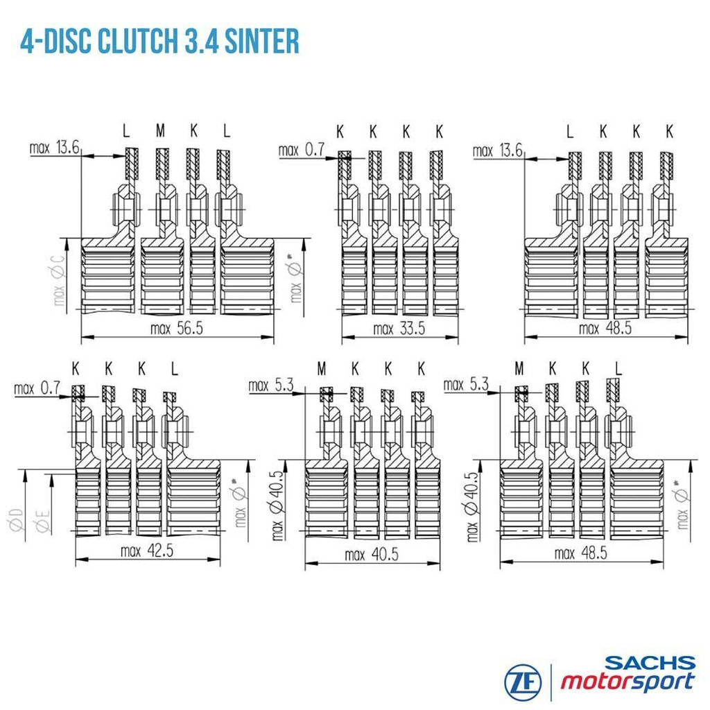SACHS PERFORMANCE 881864001752 Clutch Disc RCS 140-S3.4 Photo-4 