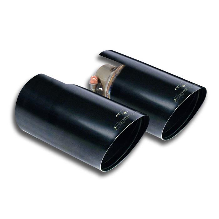 SUPERSPRINT 816074 Endpipe kit "Race" Black Right O100 - Left O100 500 ABARTH Photo-0 