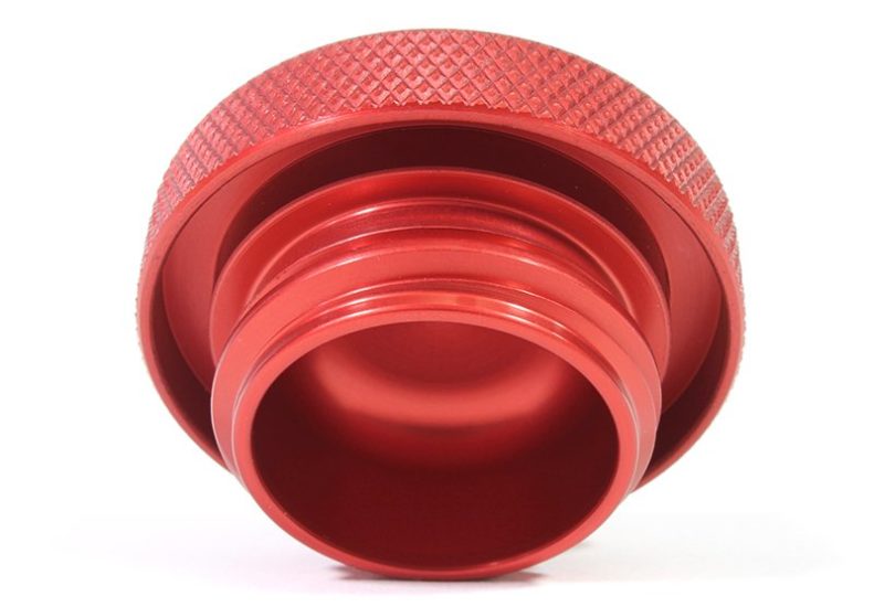 PERRIN PSP-ENG-711RD Oil Fill Cap BRZ/FR-S Round Style Red Anodized Photo-1 