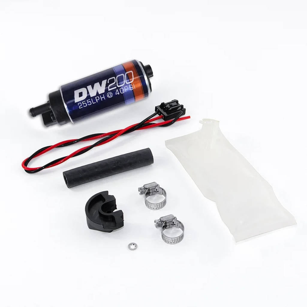 DEATSCHWERKS 9-201-1024 DW200 series, 255lph in-tank fuel pump w/install kit for NISSAN 240sx/Silvi Photo-0 