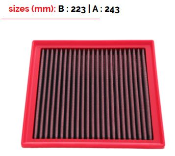 BMC FB863/20 Air Filter for GRAND CHEROKEE (WK2) SRT8 / CAMRY V6 3.5 / RX350 / ES350 Photo-0 