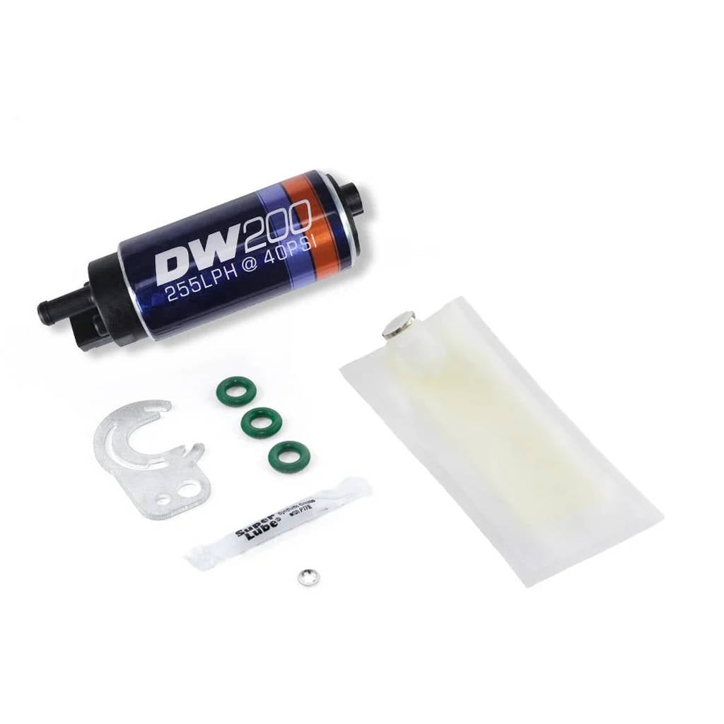 DEATSCHWERKS 9-201-0836 DW200 series, 255lph in-tank fuel pump w/install kit for Miata 89-93 Photo-0 