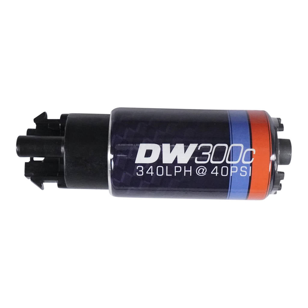 DEATSCHWERKS 9-309 DW300C series, 340lph compact fuel pump w/mounting clips Photo-0 