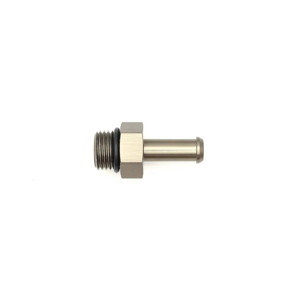 DEATSCHWERKS 6-02-0505 6AN ORB Male to 5/16" Barb Fitting (single barb - incl o-ring) Photo-0 
