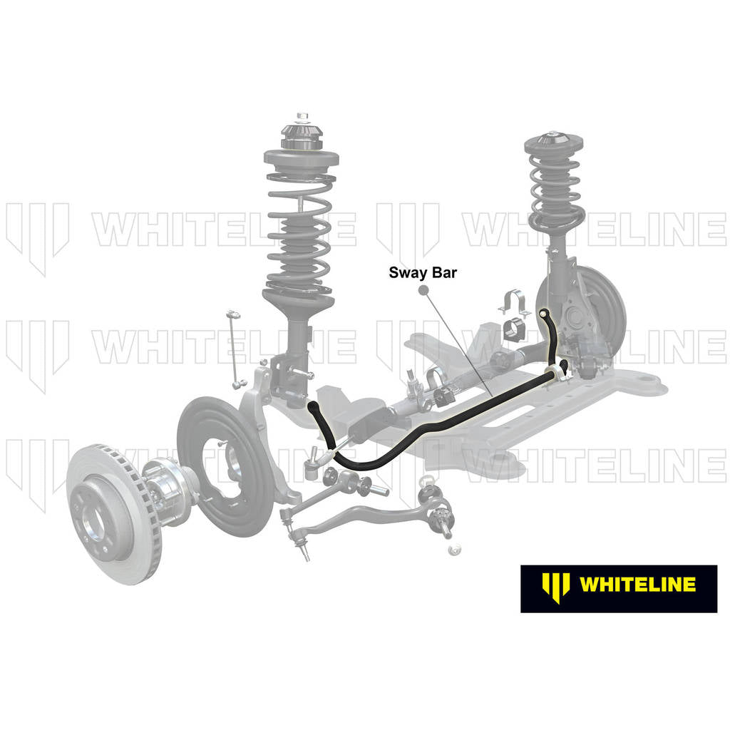 WHITELINE BHF62XZ Front Sway Bar - 30mm 4 Point Adjustable Photo-1 