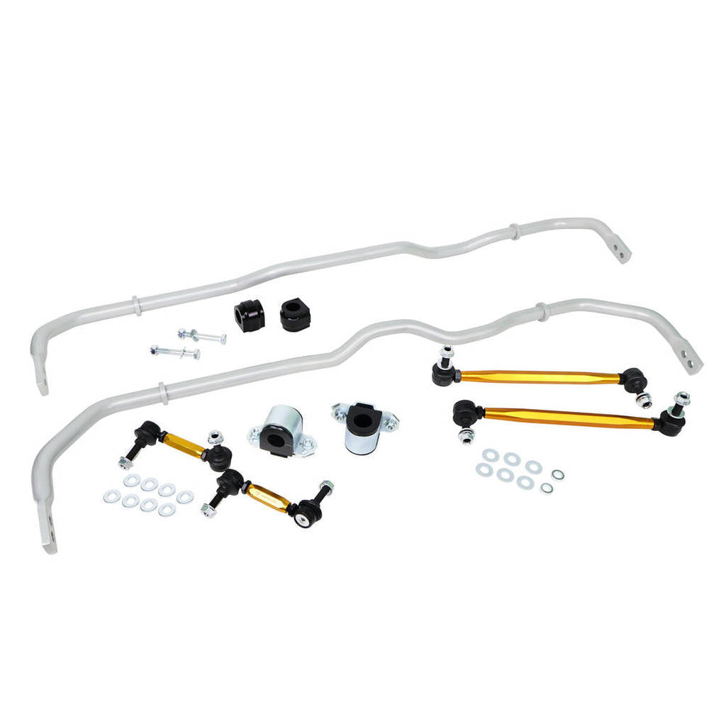 WHITELINE BWK004 Front/Rear Sway Bar Kit for Audi A3 Mk2 Quattro/VW Golf Mk5 R32 Mk6 R 2004-2013 Photo-0 