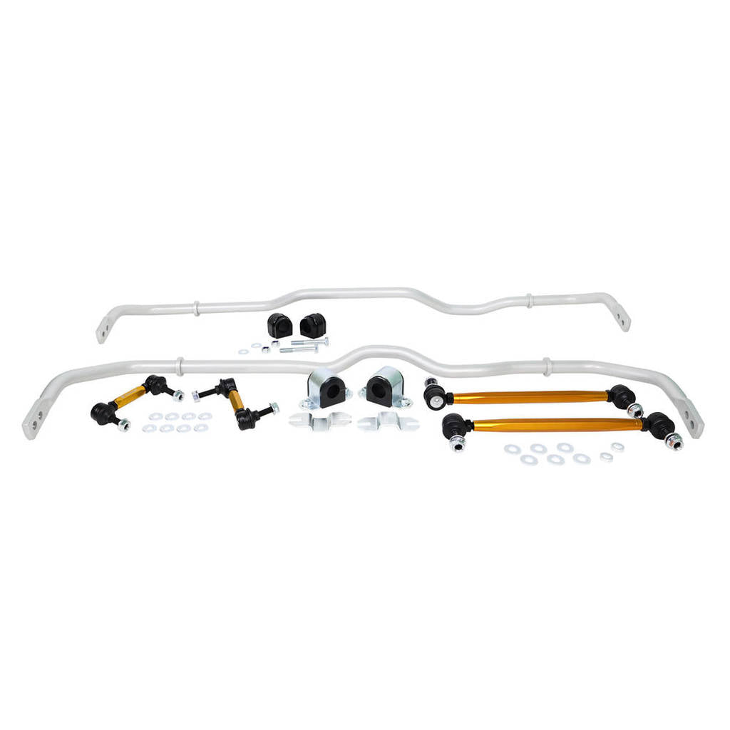 WHITELINE BWK004 Front/Rear Sway Bar Kit for Audi A3 Mk2 Quattro/VW Golf Mk5 R32 Mk6 R 2004-2013 Photo-1 