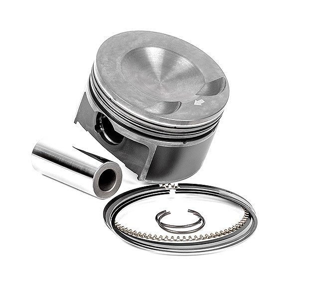 MAHLE 930130066 Pistons kit 85.50mm x 34.7mm CH, 88.0mm stroke,150mm rod,22mm pin,-10.0cc,311g,8.7CR, 4032 MITSUBISHI 4G63 2.0L Photo-0 