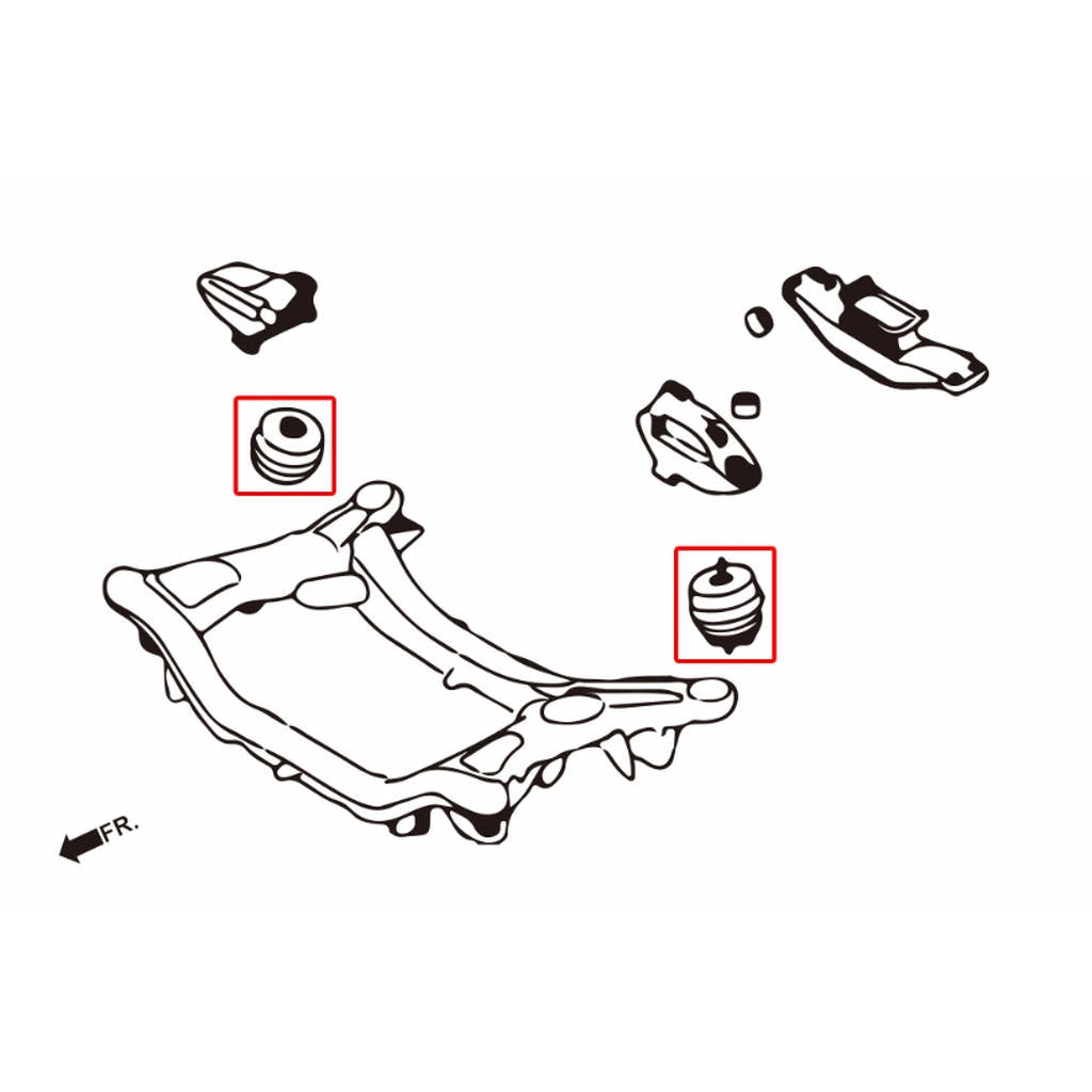 HARDRACE 7391 HARDEN ENGINE MOUNT HYUNDAI GENESIS COUPE 08- Photo-1 