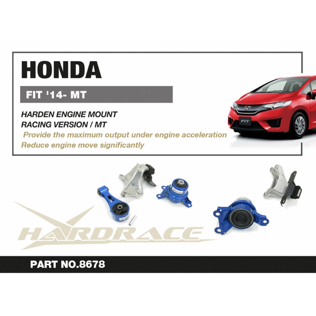 HARDRACE 8678 HARDEN ENGINE MOUNT HONDA FIT 14- Photo-5 