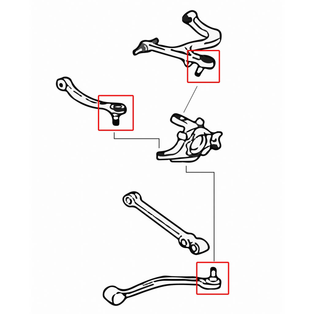 HARDRACE 7366 UPGRADE BALL JOINT MITSUBISHI LANCER EVO 97- Photo-1 