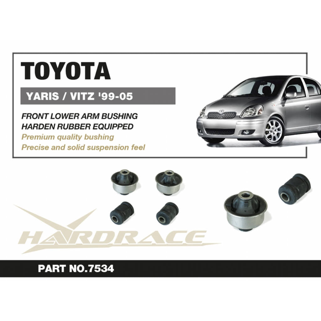 HARDRACE 6626 HARDEN RUBBER BUSHING TOYOTA VIOS 03- Photo-4 