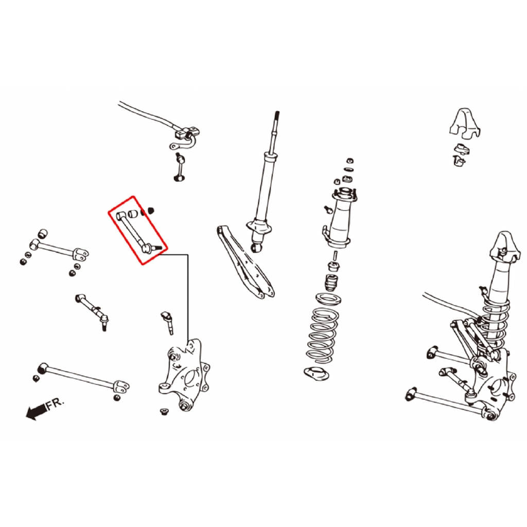 HARDRACE 6712 ADJ. CAMBER/TOE/CASTER ARM LEXUS IS350 06- Photo-3 