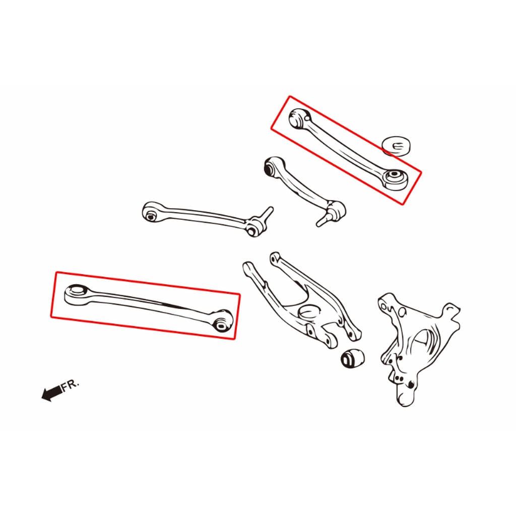 HARDRACE 7734 ADJ. CAMBER/TOE/CASTER ARM BMW BMW F82 M4 14- Photo-1 