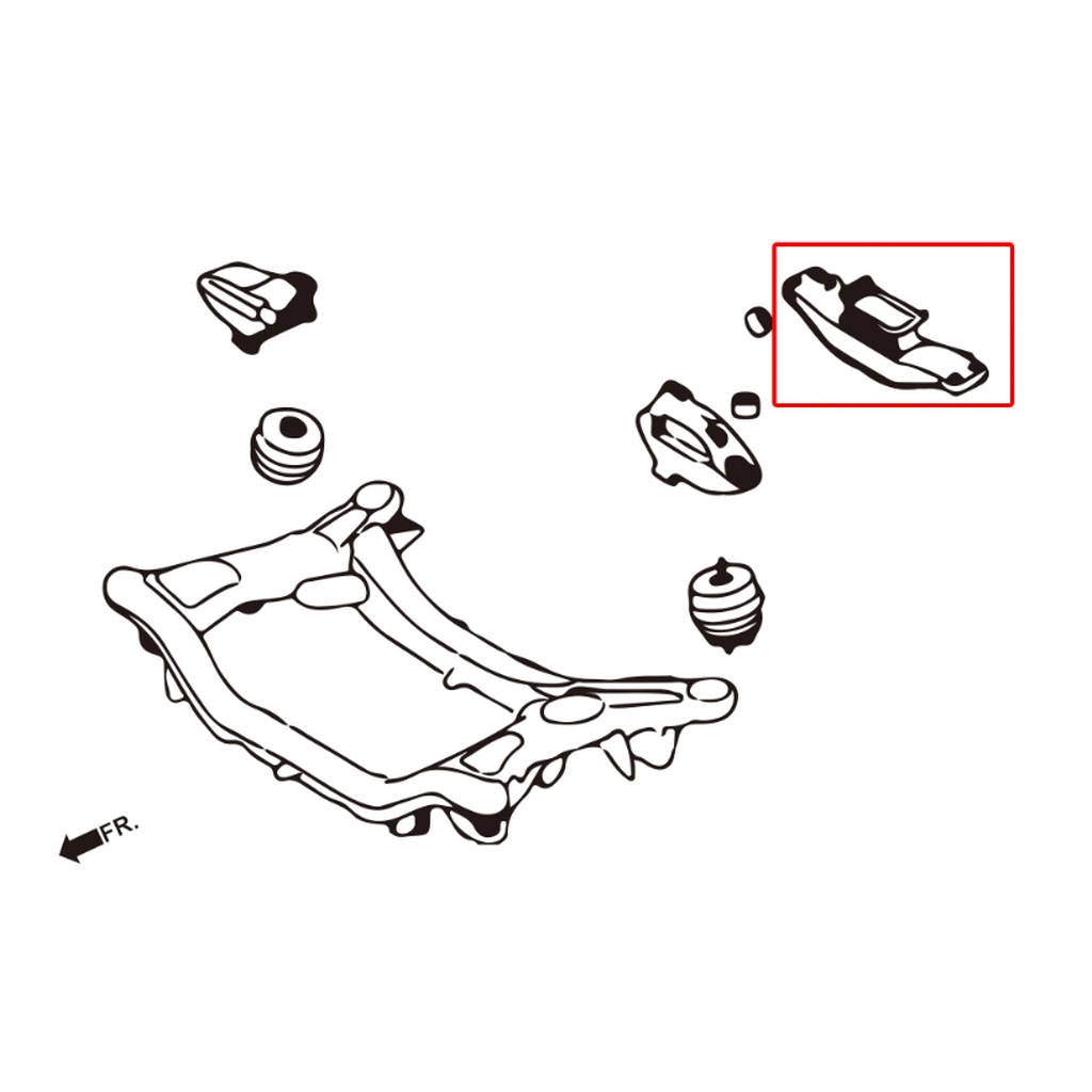 HARDRACE 7380 HARDEN ENGINE MOUNT HYUNDAI GENESIS COUPE 08- Photo-1 