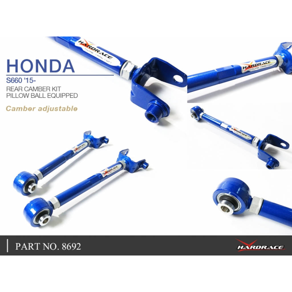 HARDRACE 8692 ADJ. CAMBER/TOE/CASTER ARM HONDA S660 '15- Photo-5 