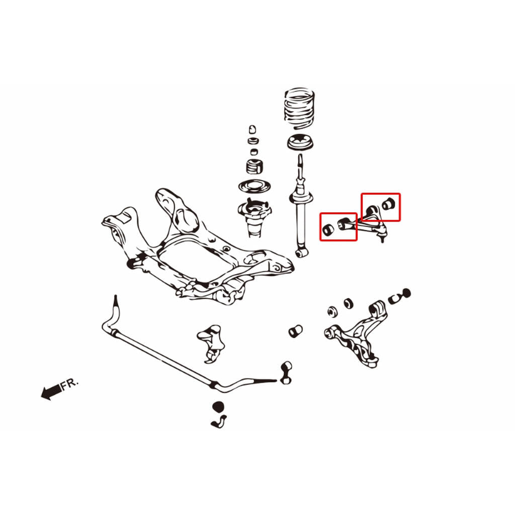 HARDRACE 7761 PILLOW BALL BUSHING MAZDA RX7 91-02 Photo-5 