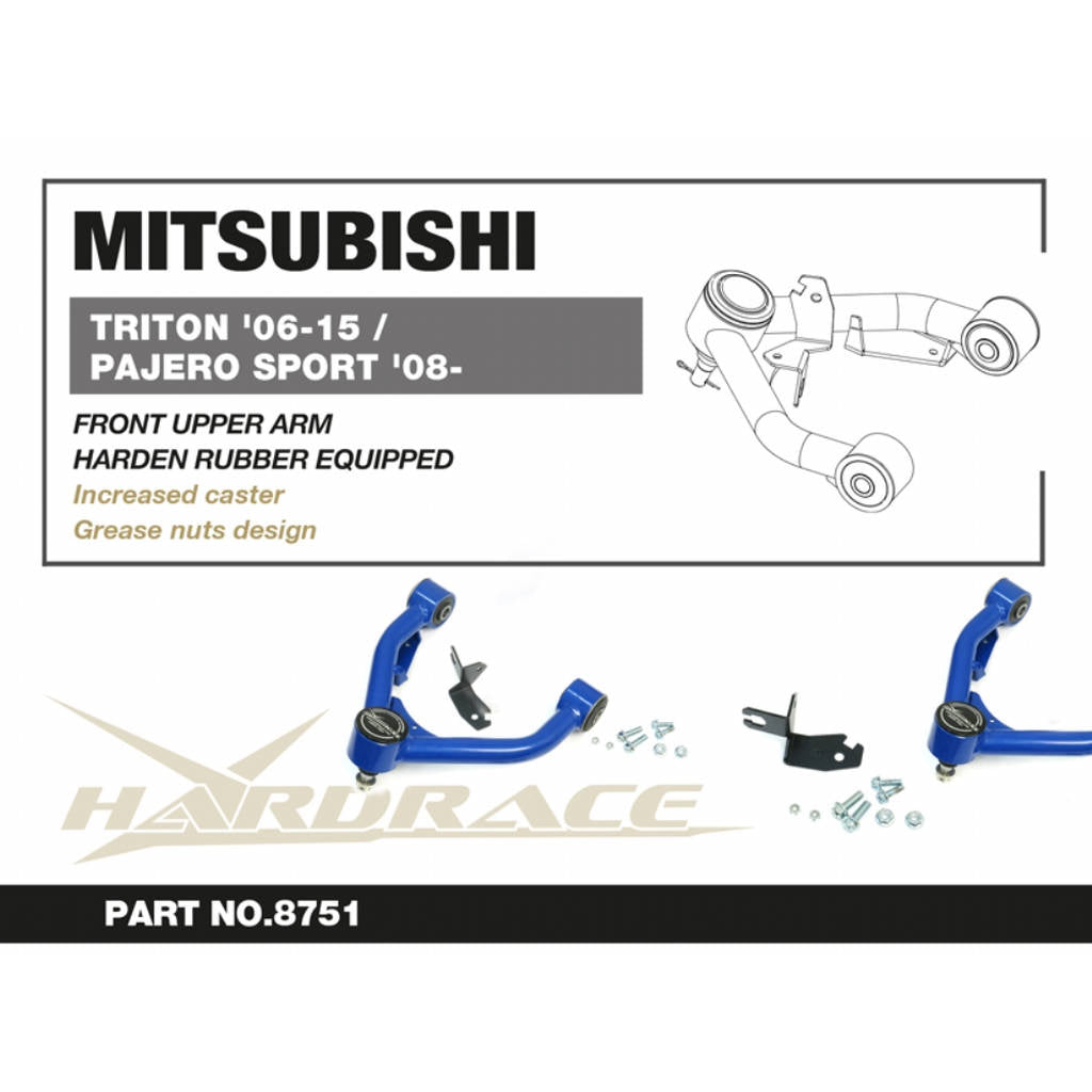 HARDRACE 8751 4X4 UPPER ARM MITSUBISHIBUSHI TRITON '06-15 Photo-1 