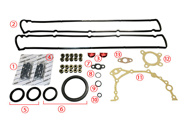 HKS 23002-AN005 Head Gasket Kit For Engine Overhaul Grommet 1.6 mm for RB26 Photo-1 