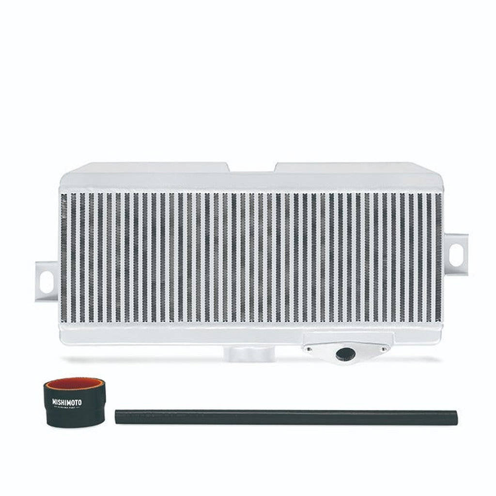 MISHIMOTO MMTMIC-STI-08SLBK SUBARU WRX STI Performance Top-Mount Intercooler Kit, Silver Cooler, Bla Photo-0 