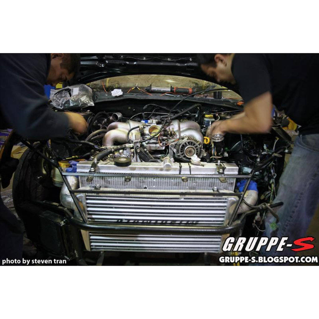 MISHIMOTO MMINT-UMB UNIVERSAL Intercooler M-Line, Black Photo-6 