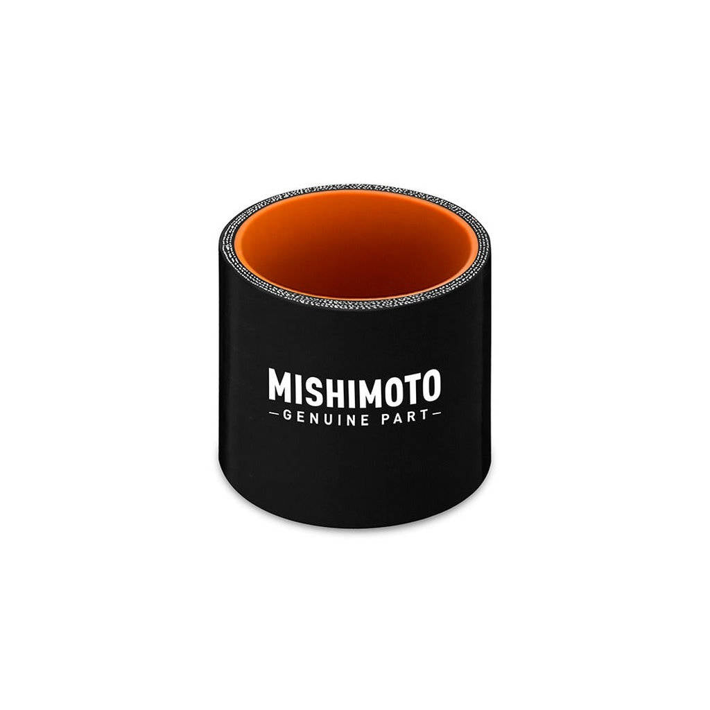 MISHIMOTO MMCP-25SBK 2.5" Straight Coupler, Black Photo-1 