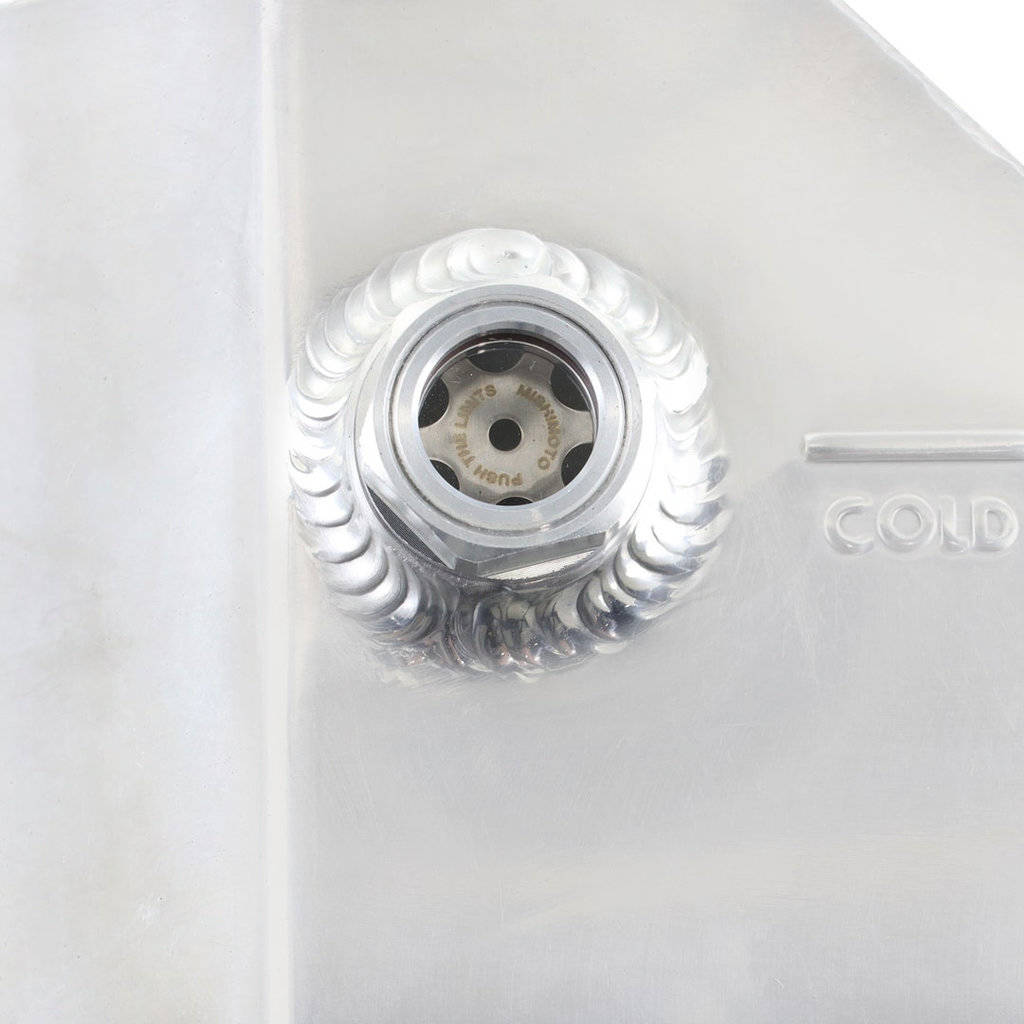MISHIMOTO MMRT-MUS-15E FORD Mustang EcoBoost/V6/V8 Aluminum Coolant Expansion Tank, 2015+ Silver Photo-8 