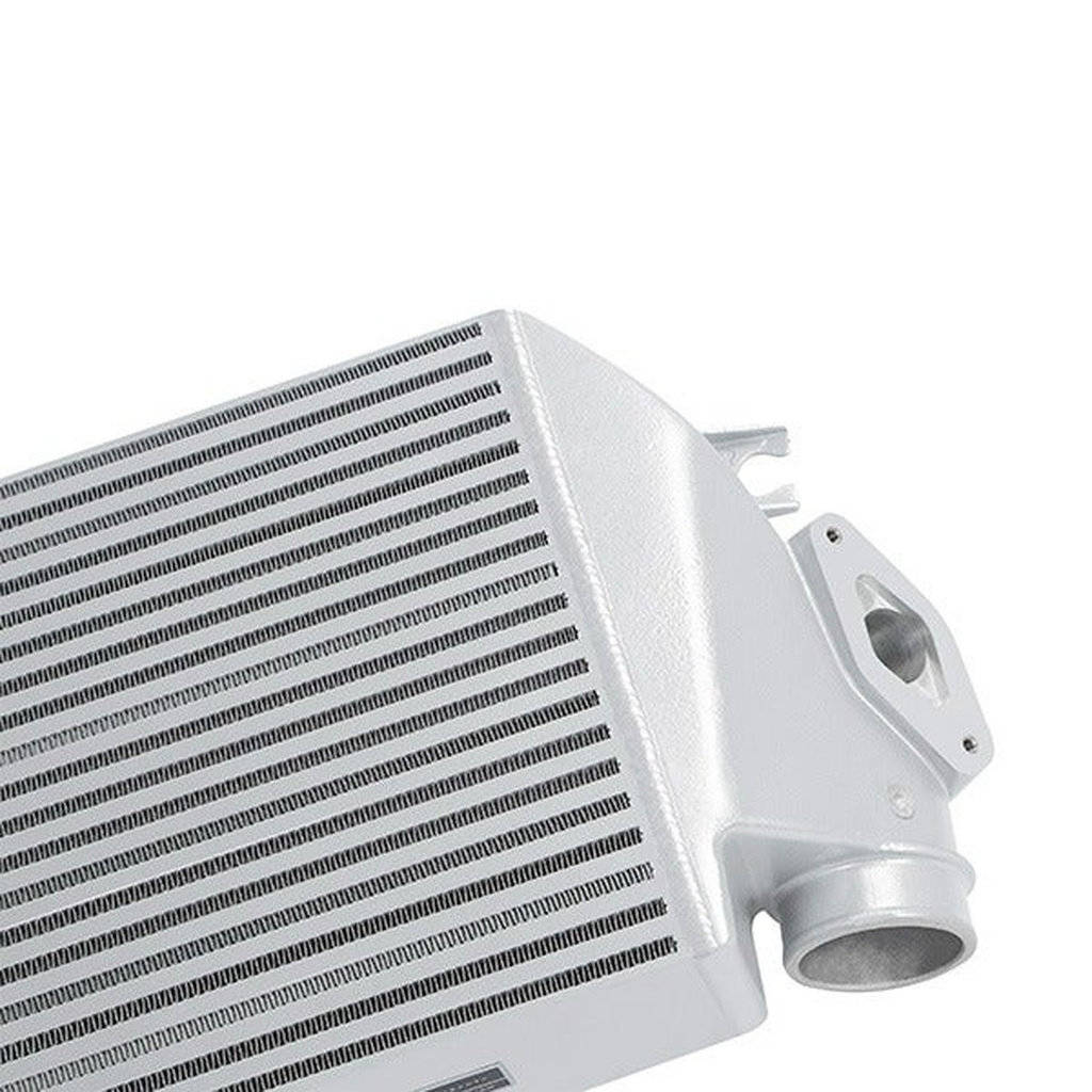 MISHIMOTO MMTMIC-WRX-08SLBK SUBARU WRX 2008-2014 Top-Mount Intercooler Silver Cooler, Black Hoses Photo-3 